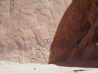 Zum Vergrößern einfach klicken ! - Felsmalereien - Die weinende Kuh